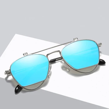 JackJad 2019 Moda Flip Up Objektiv Letalstva Slog Polarizirana Sončna Očala Kul Vintage Blagovno Znamko Design Sončna Očala Oculos De Sol 201914