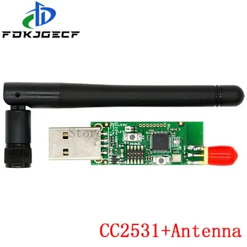 Zigbee Emulator CC-iskanje napak USB Programer CC2540 CC2531 Sniffer z antena antena za Bluetooth Modul Priključek Kabel Downloader