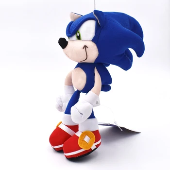 28 CM Sonic Plišastih Igrač Lutka Blue Shadow Sonic Mehki Pliš Plišaste Igrače Bombaž Anime Plišastih Lutka Za Otroke, Darila za Rojstni dan