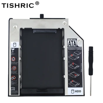 TISHRIC Aluminija 2nd HDD Caddy 9.5 mm SATA 3.0 2.5