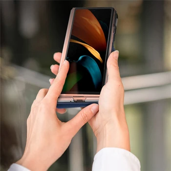 Anti-padec Usnja Flip Pokrov Telefona Lupini za Samsung Galaxy Ž Krat 2 Telefon Pribor, Zaščitna Pametni Primeru