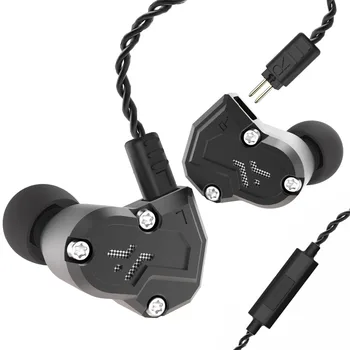 Revonext QT3S 2DD+2BA Hibridne Tehnologije, V Ušesa Slušalke HIFI Uravnoteženo Slušalke za Tekaške Športne Slušalke Slušalka Nadgradnjo Kabel QT5