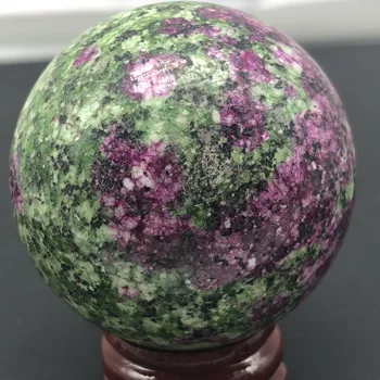 50 MM Alta qualidade Naravnih Rubi Zoisite pedra cura reiki bola esfera de cristal