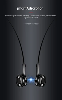 Magnetni Brezžična tehnologija bluetooth 4.2 Slušalke glasbo, slušalke, Telefon Neckband šport Čepkov Slušalke z Mikrofonom Za iPhone, Samsung Xiaomi