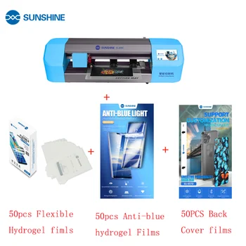 SUNSHINE SS-890C Pralni Povezava Bluetooth Smart Zasebnosti Mehko Filtri Rezalnik Zaslonu Mobilnega telefona Hydrogel Film Rezanje Moda Trak
