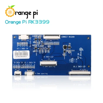 Oranžna Pi RK3399 10.1 palčni Črni barvni LCD-Zaslon na Dotik in Plošče Zaslona Zaslon