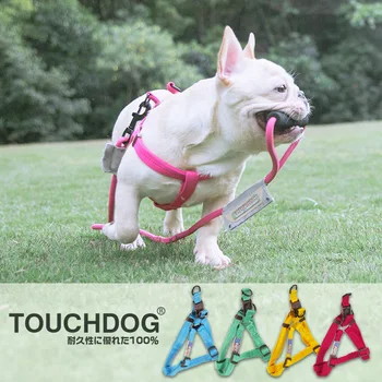 Touchdog Pes povodec Ovratnikom Mehke Nastavljiv Pas za Hišne živali Pes Hodi Ven Pas Telovnik Ovratnik z Roko za Majhne, Srednje Velike Pse