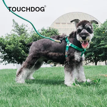 Touchdog Pes povodec Ovratnikom Mehke Nastavljiv Pas za Hišne živali Pes Hodi Ven Pas Telovnik Ovratnik z Roko za Majhne, Srednje Velike Pse