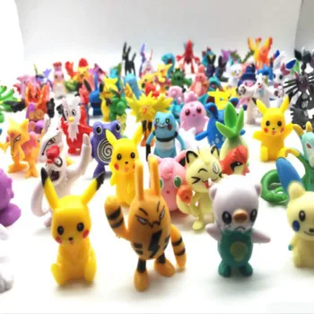 Tomy Pokemon 24pieces/vrečko Dejanje Slika Anime Slika Lutka Veliko za Otroke Stranka Oskrbe Figma Igrače za Otroke Pokemon Številke