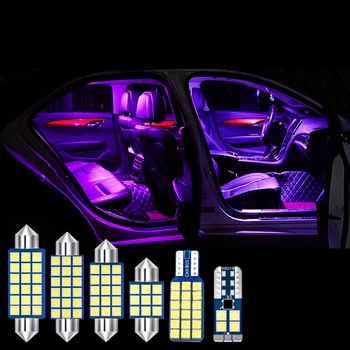 4pcs Festoon Napak 12v Auto LED Žarnice Kit Car Interior Svetlobe Dome Branje Prtljažnik, Svetilke, Luči Za Nissan Tiida 2008 2009 2010