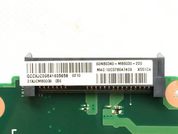 HoTecHon Resnično X551CA 4GB Motherboard w/ i3-3217u CPU - 60NB0340-MB6030 / 90NB0340-R00050 za ASUS X551CA prenosnik