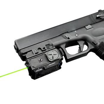 LS-CL3 Glock 19 Laser Pogled In Svetlobe Combo Vojaško Orožje Zeleni Laser Pogled Pištolo Taktično Zeleni Laser Pogled