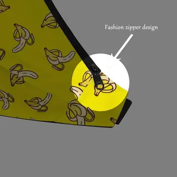 ELVISWORDS 2020 Moda Banana Prsih vrečko Moški Ženske Priložnostne Šport Pasu vrečko Srčkan Avokado Tiskanje Velikih Fanny Vrečko Zadrgo blagovno Znamko Design