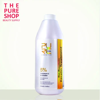 1000 ml 5% Formalin Keratin & 300 ml Čiščenje Šampon Brazilski Keratin Zdravljenje Las Zravnajte Lase Salon Izdelkov za Nego Las