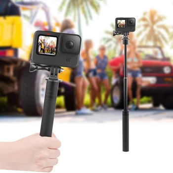 Ročaj Vesa Mount Imetnik Selfie Razširitev Držijo Prenosne Podaljša Selfie-stick Palico Palica Za Gopro Hero9 Osmo delovanje Fotoaparata