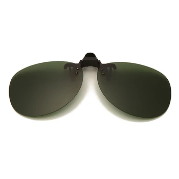 Posnetek na Flip up Polarizirana Objektiv Za Recept Očala Ženske Moški UV400 Odtenki Vožnjo sončna Očala Nad Očala