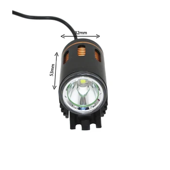 3000LM XM-L2 LED Kolesarska svetilka za Kolo DC Vrata Spredaj Lučka Glavo Izposoja 4 Način Kolo Žarnica Svetlobo Žarometov Baklo
