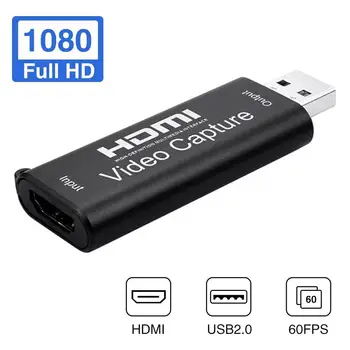 Visoka hitrost Zvočni in Video posnetki Kartico HDMI USB Igre Capture Card Živo Diktafon, Snemanje za Windows Ma OS X, Linux