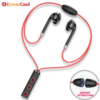 Šport Bas Brezžične Bluetooth Slušalke Slušalke Slušalke Mikrofon Za Samsung Galaxy S3 S4 S5 S6 S7 S8 S9 Čepkov Za Slušalke