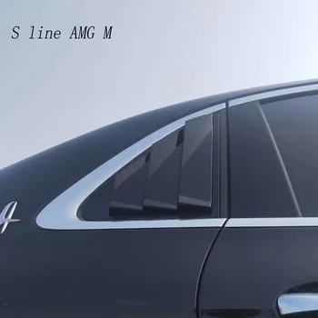 Avto Styling Zadnje Okno Trikotnik Rolete dekoracijo plošča Zajema Nalepke Trim Za Mercedes Benz, E razred W213 Auto Dodatki