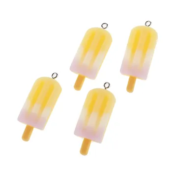 10pcs/paket Smolo Sladoled Popsicle Čare Obesek Za Ženske Ročno DIY Ogrlica Keychain Nakit, Izdelava Dodatki Darilo