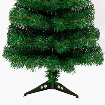 1,5 M Umetno Šifriranje Okraski Za Božična Drevesa Zelena Mini Plastični Božič Drevo S Trdnimi Kovinsko Stojalo Za Novo Leto Prop