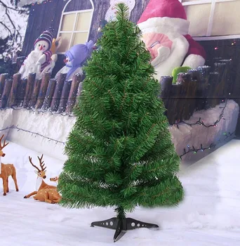 1,5 M Umetno Šifriranje Okraski Za Božična Drevesa Zelena Mini Plastični Božič Drevo S Trdnimi Kovinsko Stojalo Za Novo Leto Prop