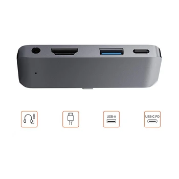 Rankman Tip C do HDMI 4K USB 3.0 C Aux vmesnik za Novi iPad, MacBook Pro Samsung S10 Dex Huawei P20 xioami Površine TV Projektor