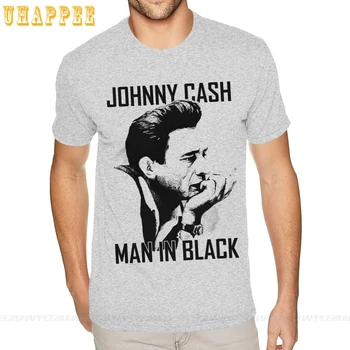 Johnny Cash T Srajce Nekaj Visoko Kakovostnih Majica Človek Kratka Sleeved Nizka Cena, Blagovna Znamka Vrhunskih Oblačil