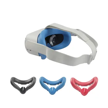 Znoj-dokazilo Mehki Silikonski Oči Masko Kritje za Oculus Quest 2 VR Slušalke Pribor Luči Neprepustnih VR Čelada Oči Masko Pad