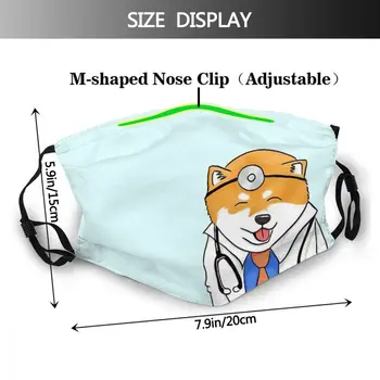 Shiba Masko Za Zaščito Cute Anime Shiba Inu Pes Adulte Maska S Filtri