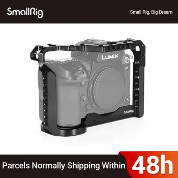 SmallRig Fotoaparat Kletko za Panasonic Lumix DC-S1 /S1R Kletko S Hladno Čevelj in Nato Železniškega Za S1/S1R Video Snemanje Kletko -2345