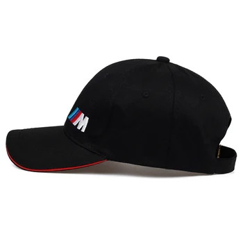 Visoka kakovost črko M vezenje baseball kapa s šcitnikom moški in ženske univerzalno kape moda hip hop klobuk športih na prostem, klobuki