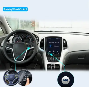 2 din Android 10.0 Avto Radio Tesla GPS NaviMultimedia Igralec Za Opel Astra J Buick Verano 2009-Avto Android Zaslon Navpičnem