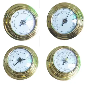 2019 Vroče! 4 KOS/set 4 InchesThermometer Higrometer Barometer Ure Ura Baker Lupini Cirkonij Morskih za Vremenske Postaje