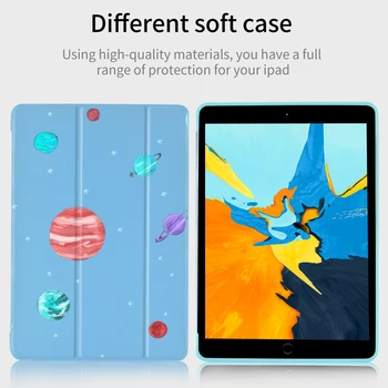 Smešno Planetov, Za iPad Pro 11 2020 Primerih Mehki Silikonski Nazaj Funda iPad Primeru Zaščitni ovitek iPad 7. Generacije Primeru Mini 1 2 3
