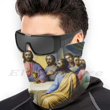 Jezus Tiskalni Stroj Filter Smešno Masko Jezus Gospod Bog Jusus Vere, Vere Križ Pismo Cerkev Smešno Jezus Je Gledal Meme