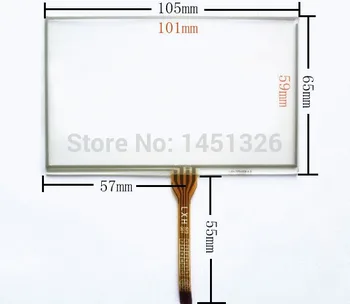 4.3 palčni NOV LCD zaslon na Dotik lastnoročni Zaslon Računalnike 105mm*65mm