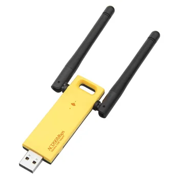 Wireless Dual Band USB Adapter 1200Mbps AC1200 USB3.0 Brezžično Omrežje WiFi Adapter, 2.4 GHz / 5.0 GHz Ethernet, 802.11 AC w/ Antena