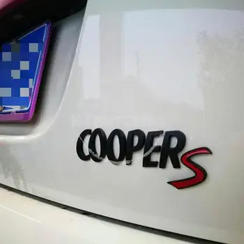 KJAUTOMAX Za Mini Cooper R55 R56 R60 R91 F55 F56 F60 Kovinski Emblem Clubman Black Cooper Nalepke S Countryman Značko 3D Logo