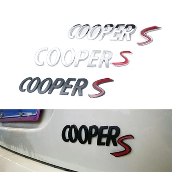 KJAUTOMAX Za Mini Cooper R55 R56 R60 R91 F55 F56 F60 Kovinski Emblem Clubman Black Cooper Nalepke S Countryman Značko 3D Logo
