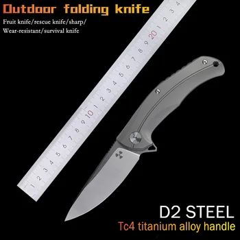 D2 jekla rezilo žep folding nož prostem kampiranje, lov taktike preživetja omejeno nož prenosni gospodinjski sadje nož EOS