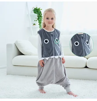 2020 Novega Dojenčka Oblačil Jesen In Zimo, otroška spalna Vreča Otroška klimatizirane Oblačila Flanela Pižamo Otroška Spalna Vreča