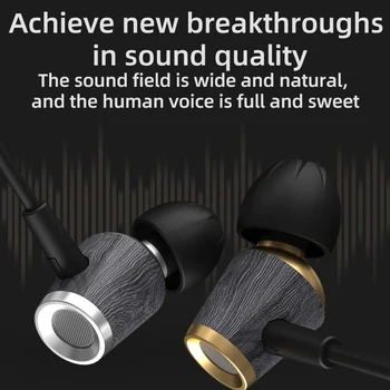 2020 CCA CST Lesenih in-Ear Slušalke Kovinski Bas Slušalke Športne Dinamične Slušalke Lesa Težka Slušalka za C10 Zsn Pro ZSX ASX ZAX