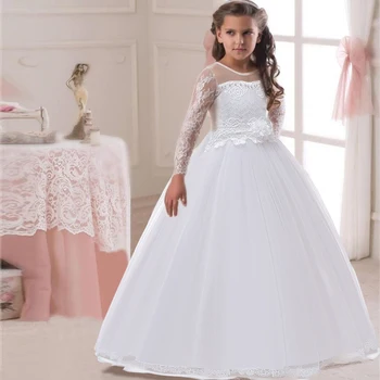2020 Pozimi Dekleta Obleko Otroci Obleke Za Dekleta Zvečer Stranka Elegantno Princesa Obleko Poročni Obleki Otroci Oblačila 3 10 14 Let