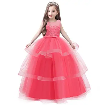 2020 Pozimi Dekleta Obleko Otroci Obleke Za Dekleta Zvečer Stranka Elegantno Princesa Obleko Poročni Obleki Otroci Oblačila 3 10 14 Let