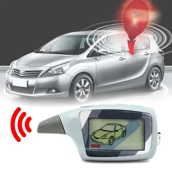 Dvosmerni M5 LCD zaslon, Daljinski upravljalnik Tipko Proti kraji Avtomobila Vozila Varnostni Zvočni Alarmni Sistem Elektronike Za Scher Khan M5 Magicar 5