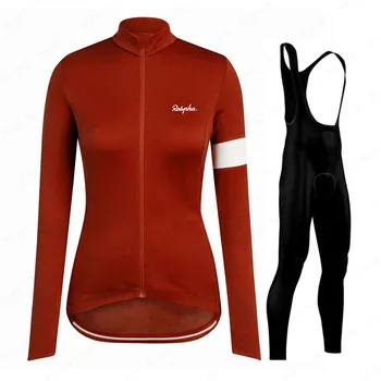 Gospa Raphaing 2021 Kolesarski Dres Komplet Jeseni Dame Hlače Z Oprsnikom Kolesarjenje Nositi Majico Oblačila Sklop Ropa Ciclismo Hombre Triatlon Skinsuit