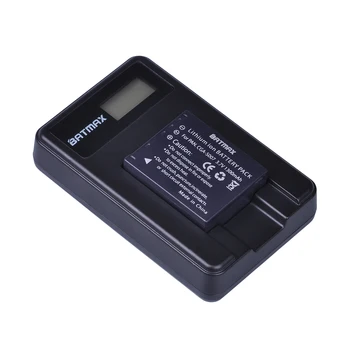 Batmax CGA-S007 S007E S007 S007A LCD Zaslon USB Polnilec za Panasonic DMC TZ1 TZ2 TZ3 TZ4 TZ5 TZ50 TZ11 TZ15 Bateria