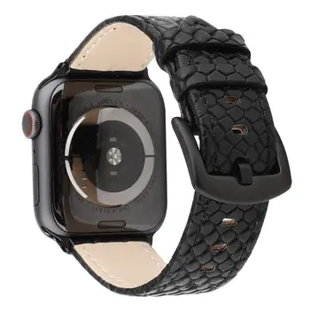 Usnje Watch Trak za Apple ura 5 4 3 21 band 44 mm 38 mm 42mm 40 mm Usnje Zanke Punk Stil Dvojni Trak za Iwatch Band